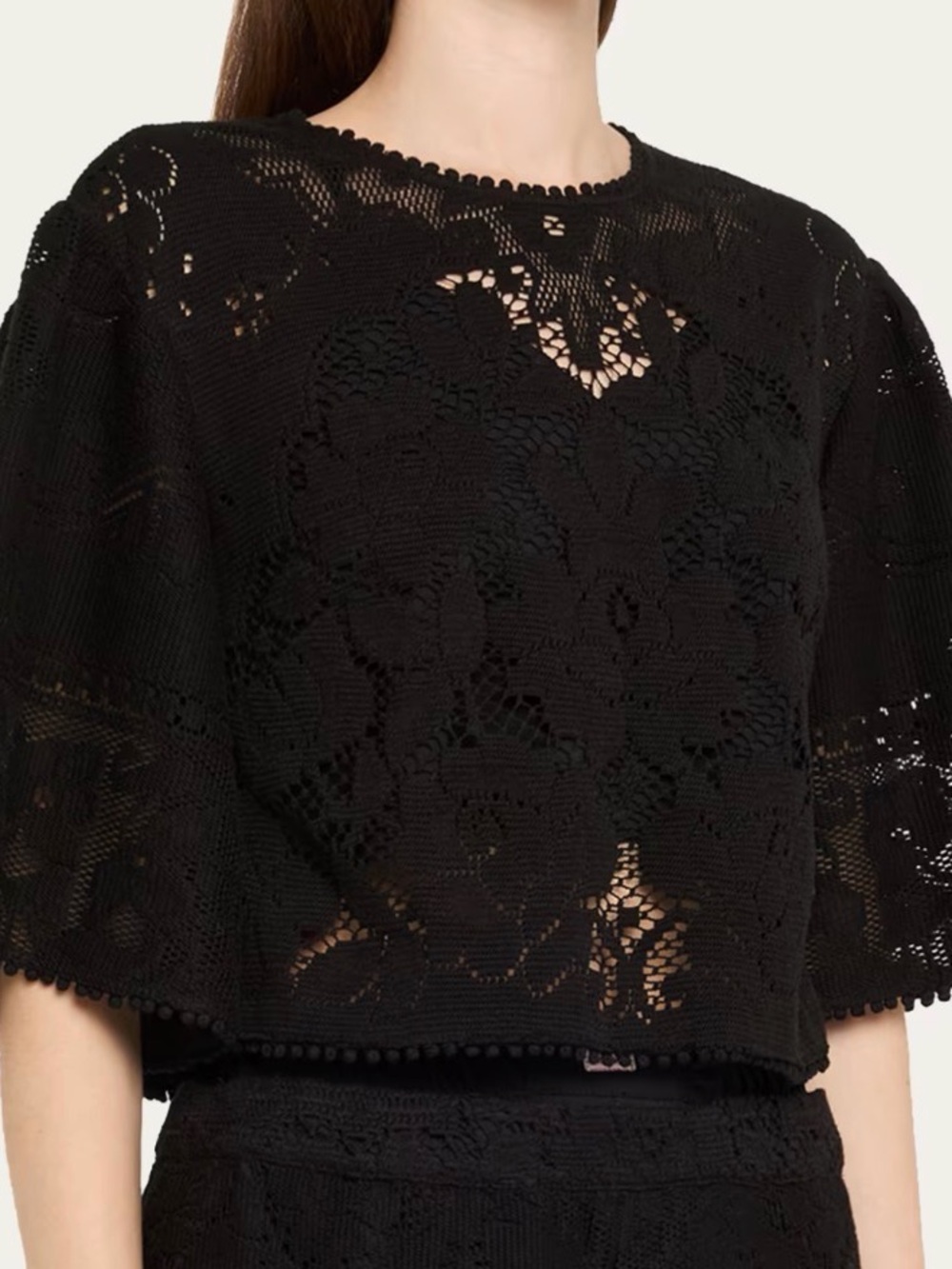 NWT Sea New York Arianna Lace top L - Picture 1 of 5